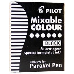 [000023070] Tinta za nalivpero patrone Parallel pen pk6 Pilot IC-P3-S6 crna