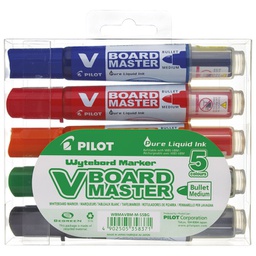 [000023082] Marker za bijelu ploču 2,3 mm V Board Master Begreen Pilot WBMA-VBM-M-S5-BG 5boja blister