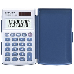 [000023403] Kalkulator komercijalni  8mjesta Sharp EL-243S bijeli!!