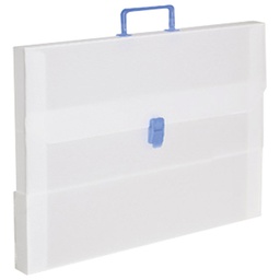 [000023410] Torba-kofer pp-tvrdi  530x380x35mm Balmar (Dispaco) EURO4T prozirno bijela/plava ručka!!
