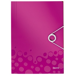 [000023574] Fascikl klapa s gumicom pp A4 Wow Leitz 45990123 rozi
