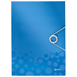 [000023575] Fascikl klapa s gumicom pp A4 Wow Leitz 45990136 plavi