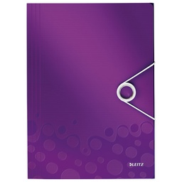 [000023578] Fascikl klapa s gumicom pp A4 Wow Leitz 45990162 ljubičasti