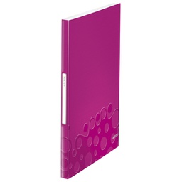 [000023580] Mapa uložna varena A4 s  40 fascikli "U" Wow Leitz 46320123 roza