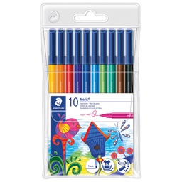 [000024183] Flomaster školski  10boja Noris Staedtler 326 WP10!!