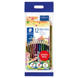 [000024314] Boje drvene  12boja+gumica+olovka grafitna Noris Colour Staedtler 61 SET6 blister
