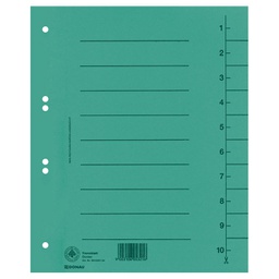 [000024484] Pregrada kartonska A4 250g Donau 8610001-06 zelena!!