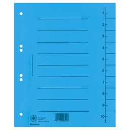 [000024486] Pregrada kartonska A4 250g Donau 8610001-10 plava!!