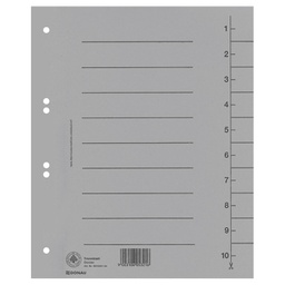[000024489] Pregrada kartonska A4 250g Donau 8610001-13 siva!!