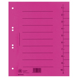 [000024490] Pregrada kartonska A4 250g Donau 8610001-16 roza