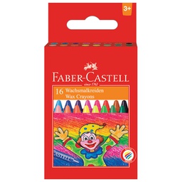 [000001407] Boje voštane 16boja kartonska kutija Faber Castell 120050 blister!!