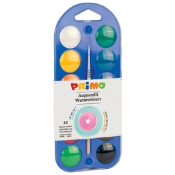 [000024686] Boja vodena fi 25 mm 12boja+kist Primo 110A12B blister