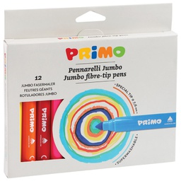 [000024693] Flomaster školski  12boja Jumbo Primo 603JUMBO12 blister