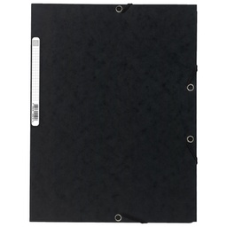 [000024708] Fascikl klapa s gumicom chartreuse A4 Exacompta 55501E crni