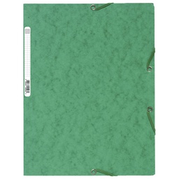 [000024710] Fascikl klapa s gumicom chartreuse A4 Exacompta 55503E zeleni