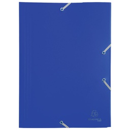 [000024725] Fascikl klapa s gumicom pp A4 Exacompta 55902E plavi