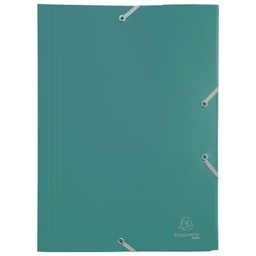 [000024726] Fascikl klapa s gumicom pp A4 Exacompta 55903E zeleni