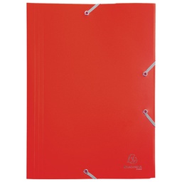 [000024727] Fascikl klapa s gumicom pp A4 Exacompta 55905E crveni