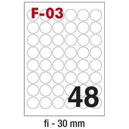 [000024762] Etikete ILK fi-30 mm pk100L Fornax F-03