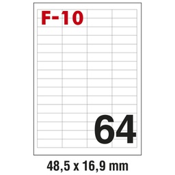 [000024769] Etikete ILK  48,5x16,9 mm pk100L Fornax F-10