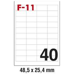 [000024775] Etikete ILK  48,5x25,4 mm pk100L Fornax F-11
