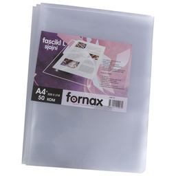 [000024789] Fascikl "L" 100my pp A4 sjajni pk50 Fornax FOR1774 prozirni
