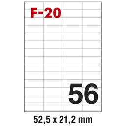 [000024792] Etikete ILK  52,5x21,2 mm pk100L Fornax F-20