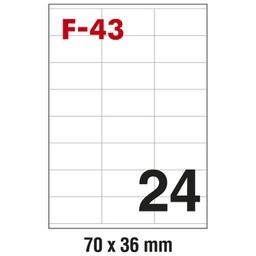[000024809] Etikete ILK  70x36 mm pk100L Fornax F-43