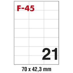 [000024811] Etikete ILK  70x42,3 mm pk100L Fornax F-45