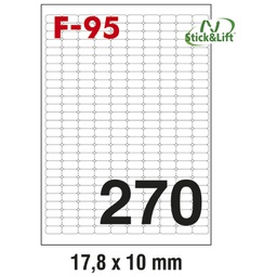[000024836] Etikete ILK  17,8x10 mm odljepljive pk100L Fornax F-95