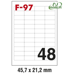 [000024838] Etikete ILK  45,7x21,2 mm odljepljive pk100L Fornax F-97