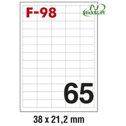 [000024839] Etikete ILK  38x21,2 mm odljepljive pk100L Fornax F-98