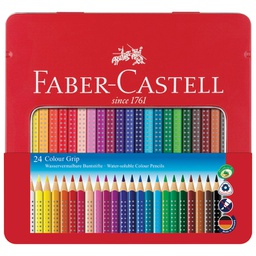 [000001446] Boje drvene  24boje metalna kutija Grip 2001 Faber-Castell 112423