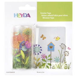 [000024916] Traka Deco ljepljiva za staklo Livada Heyda 20-35844 75 prozirno šarena blister