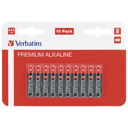 [000024949] Baterija alkalna 1,5V AAA pk10 Verbatim 49874 LR03 blister
