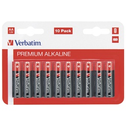 [000024950] Baterija alkalna 1,5V AA pk10 Verbatim 49875 LR6 blister