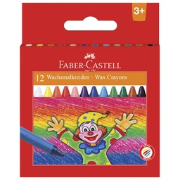 [000025038] Boje voštane 12boja kartonska kutija Faber-Castell 120002 blister!!