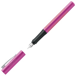 [000025053] Nalivpero Grip 2010 (F) Faber Castell 140924 rozo-narančasto!!