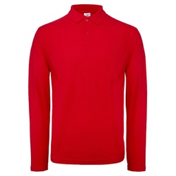 [900003652] Majica dugi rukavi polo B&C ID.001 LSL 180g crvena M 