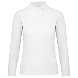 [900003662] Majica dugi rukavi polo B&C ID.001 LSL/women 180g bijela M 