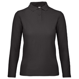 [900003666] Majica dugi rukavi polo B&C ID.001 LSL/women 180g crna M 