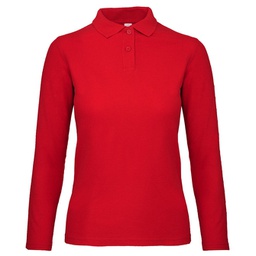 [900003674] Majica dugi rukavi polo B&C ID.001 LSL/women 180g crvena M 