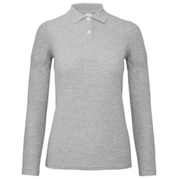 [900003677] Majica dugi rukavi polo B&C ID.001 LSL/women 180g svijetlosiva L