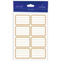 [000025181] Etikete školske 8/1x5 linije sortirano