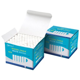 [000025318] Kreda školska okrugla besprašna fi-12 mm deblja pk100 Connect bijela