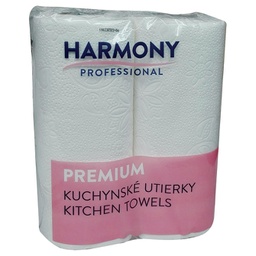 [000025398] Ručnik papirnati jastučni 22cm dvoslojni pk2 Harmony bijeli
