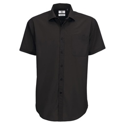[900004037] Košulja muška kratki rukavi B&C Smart 115g crna 3XL!!