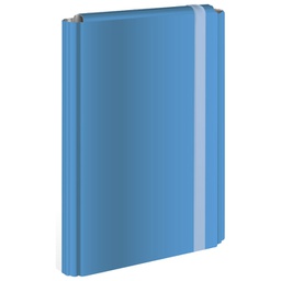 [000025611] Mapa s gumicom hrbat-30 mm A4 karton Interdruk cyan plava