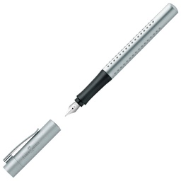 [000025689] Nalivpero Grip 2011 (M) Classic Faber-Castell 140900 srebrno!!