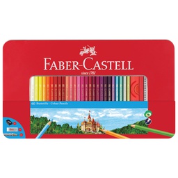 [000025753] Boje drvene  60boja metalna kutija Faber-Castell 115894